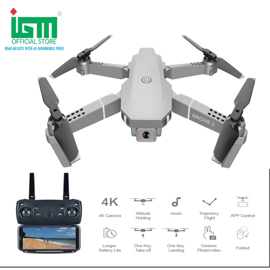 Jual IGM-Smart Drone E88 Pro 4k HD Camera Shoot Original Indoor Outdoor ...