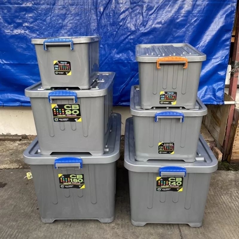 Jual Box Container Silver CB 30 45 60 90 140 Kotak Box Plastik Tempat ...