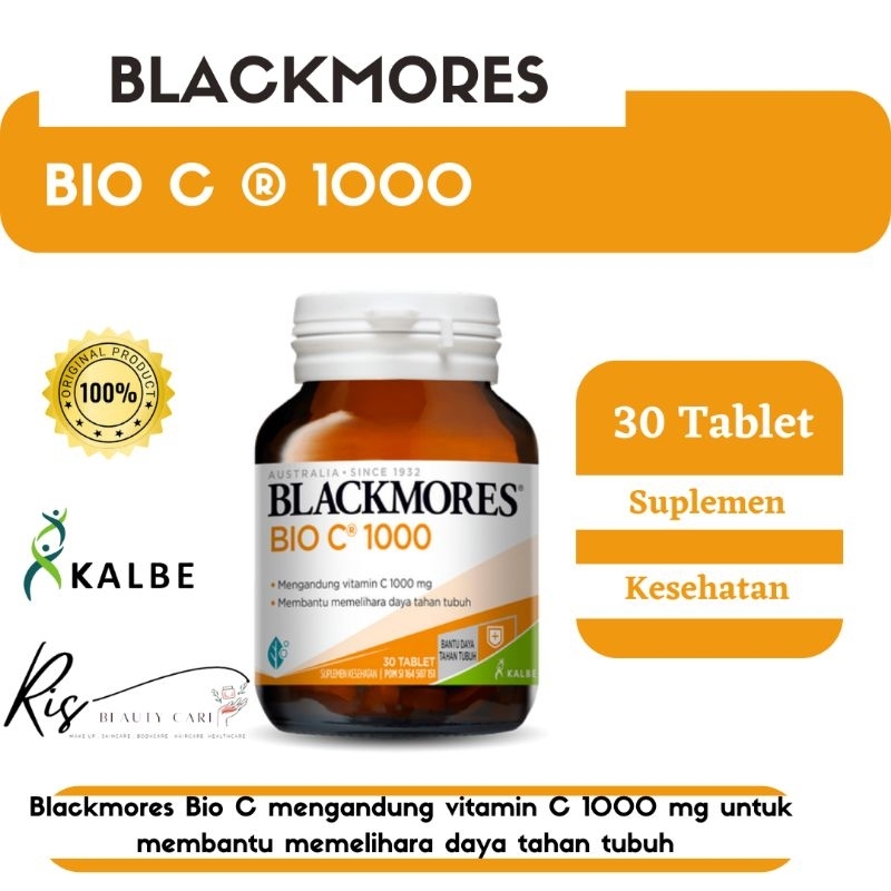 Jual Blackmores Bio C 1000mg 30 Tablet - Daya Tahan Tubuh 