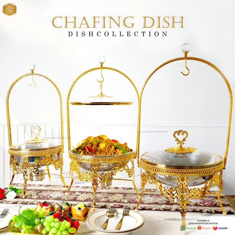 Jual chafing dish stainless / prasmanan turkey stainless transparan