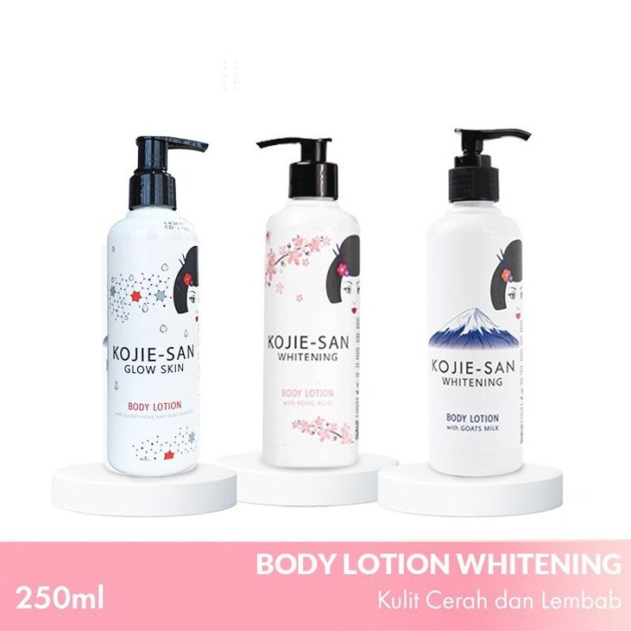 Jual KojieSan Body Lotion Kojic Acid/Body Lotion/Perawatan Kulit 250ml Shopee Indonesia