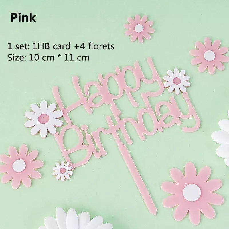 Jual TOPPER AKRILIK BUNGA DAISY | Shopee Indonesia