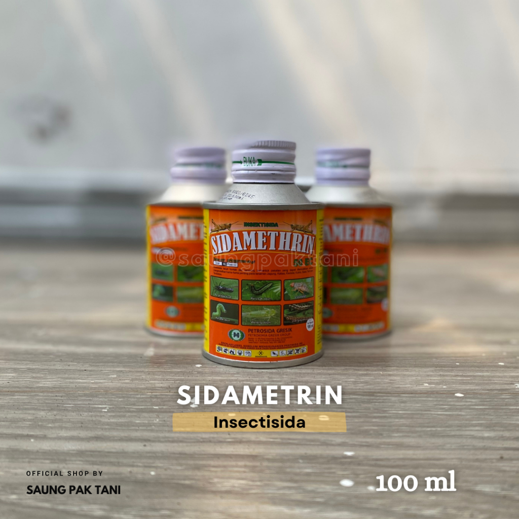 Jual Sidamethrin 50 Ec 100 Ml Kemasan Pabrik Insektisida Pembasmi Ulat Shopee Indonesia