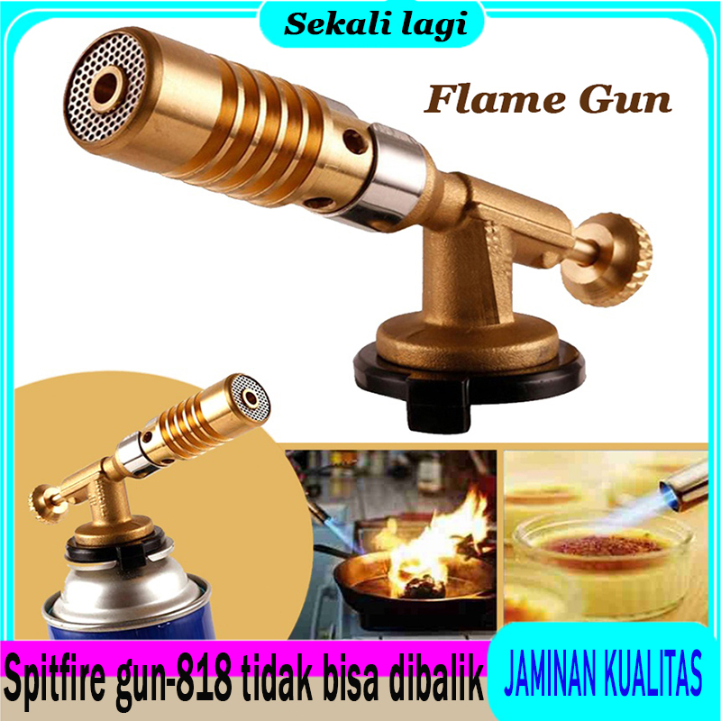 Jual Portabel Flame gun gas torch blow torch kepala las manual kuningan ...