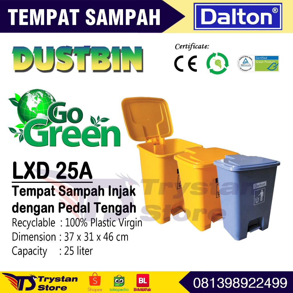 Jual Tempat Sampah Liter Tong Sampah Dalton Shopee Indonesia