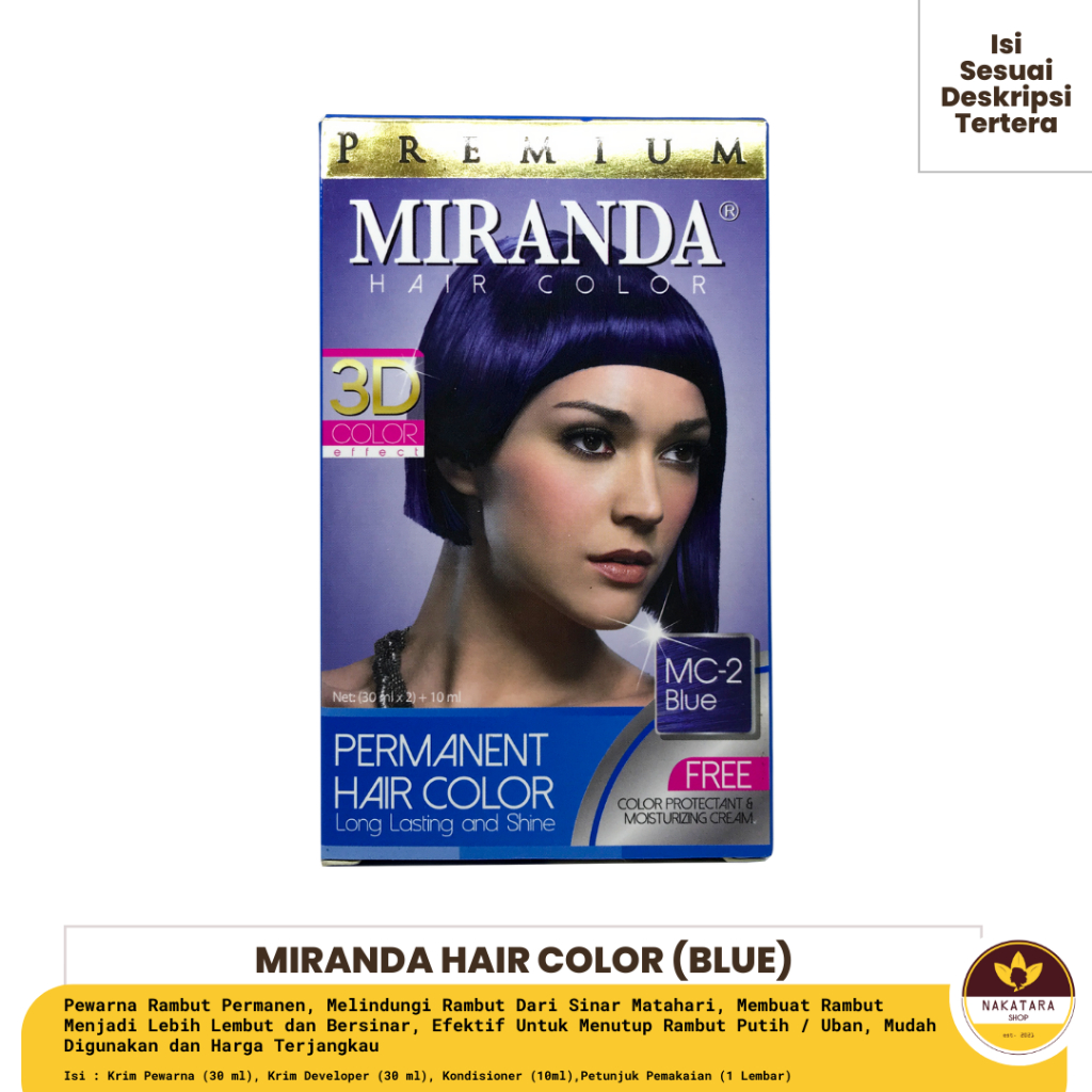 Jual MIRANDA HAIR COLOR PEWARNA RAMBUT WARNA KOMPLIT (ALL VARIANT) ISI ...