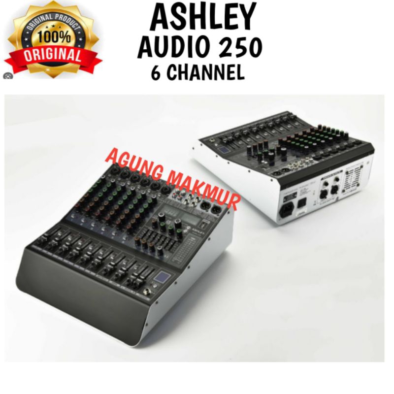 Jual POWER MIXER ASHLEY AUDIO 250 6CH ORIGINAL Mixer Power Ashley
