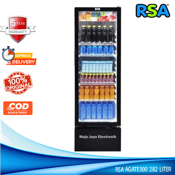 Jual Showcase RSA By GEA AGATE 300 Display Cooler 282 Lter 5 RAK Anti ...