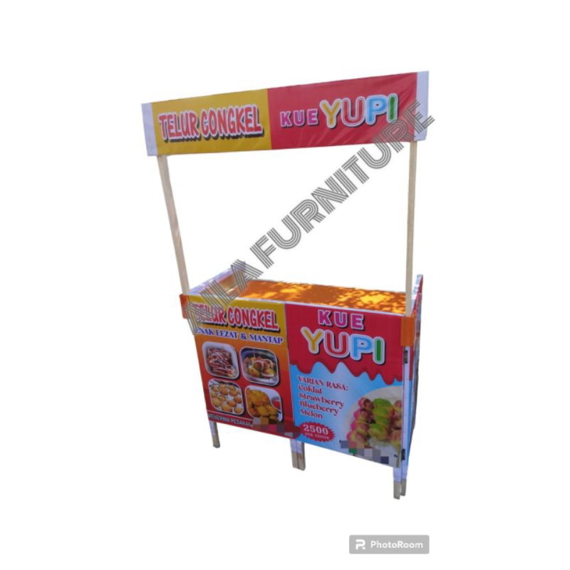 Jual Booth Portable Gerobak Lipat Meja Lipat Stand Jualan Meja