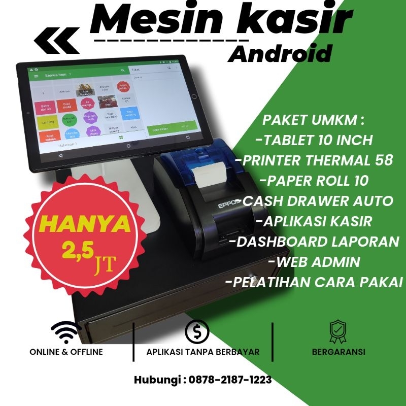 Jual Mesin Kasir Android Offline Shopee Indonesia 9170