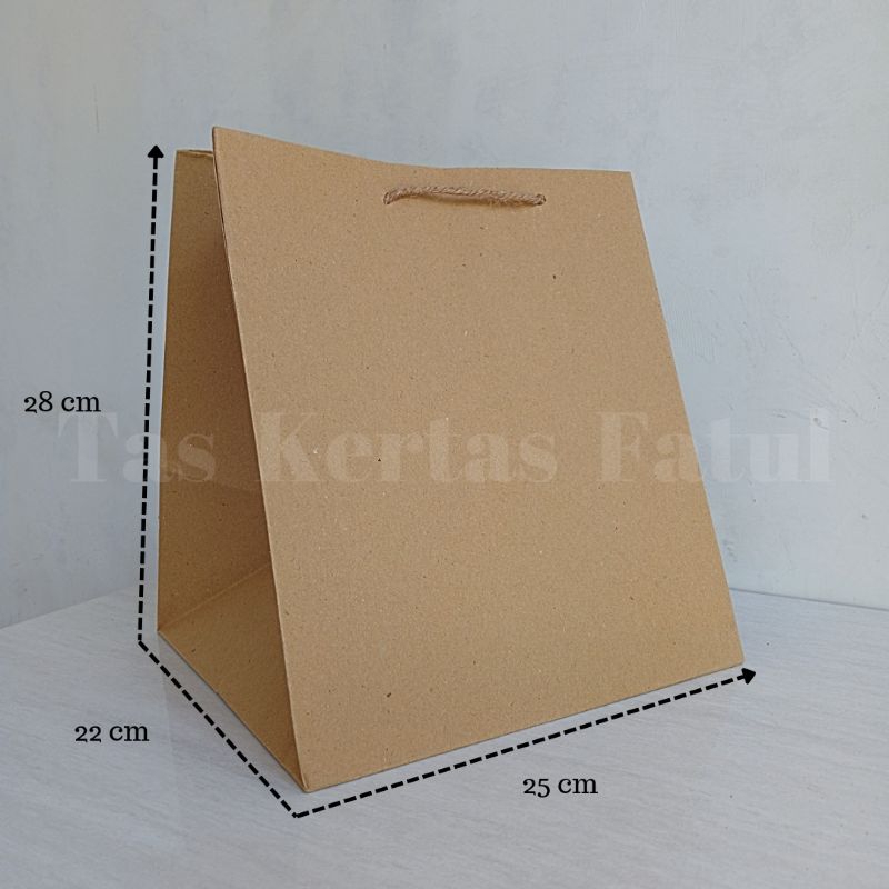 Jual TAS KERTAS PAPERBAG PAPER BAG POLOS BAHAN KRAFT CRAFT SOUVENIR ...
