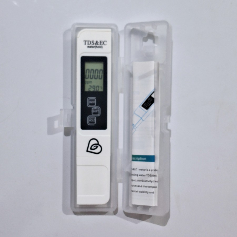 Jual TDS EC Meter EZ1 Auto Calibrate utk ukur PPM Hidroponik Aquaponik