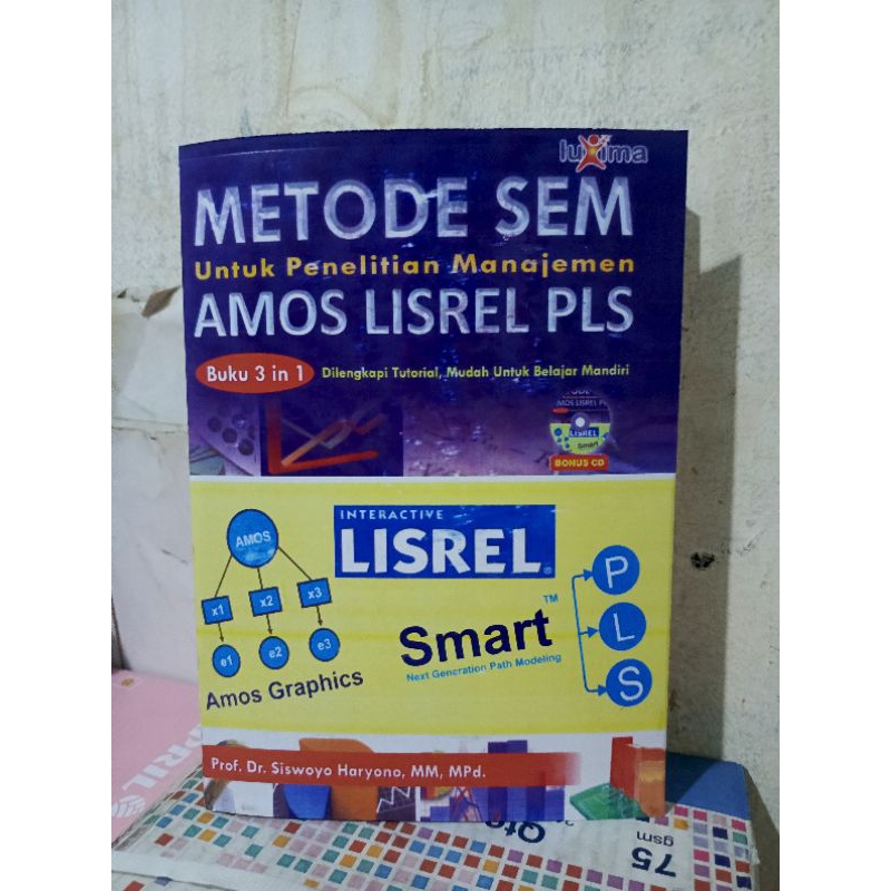 Jual Buku Metode SEM Untuk Penelitian Manajemen Dengan Amos Lisrel PLS ...