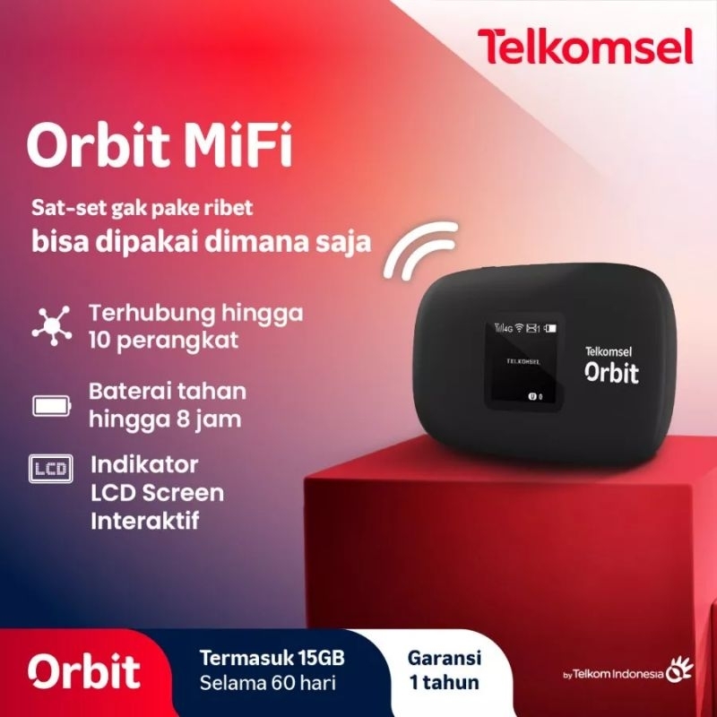 Jual Modem Mifi Telkomsel Orbit MIFI N1 / N2 HKM M21 / M22 Wifi 4G LTE