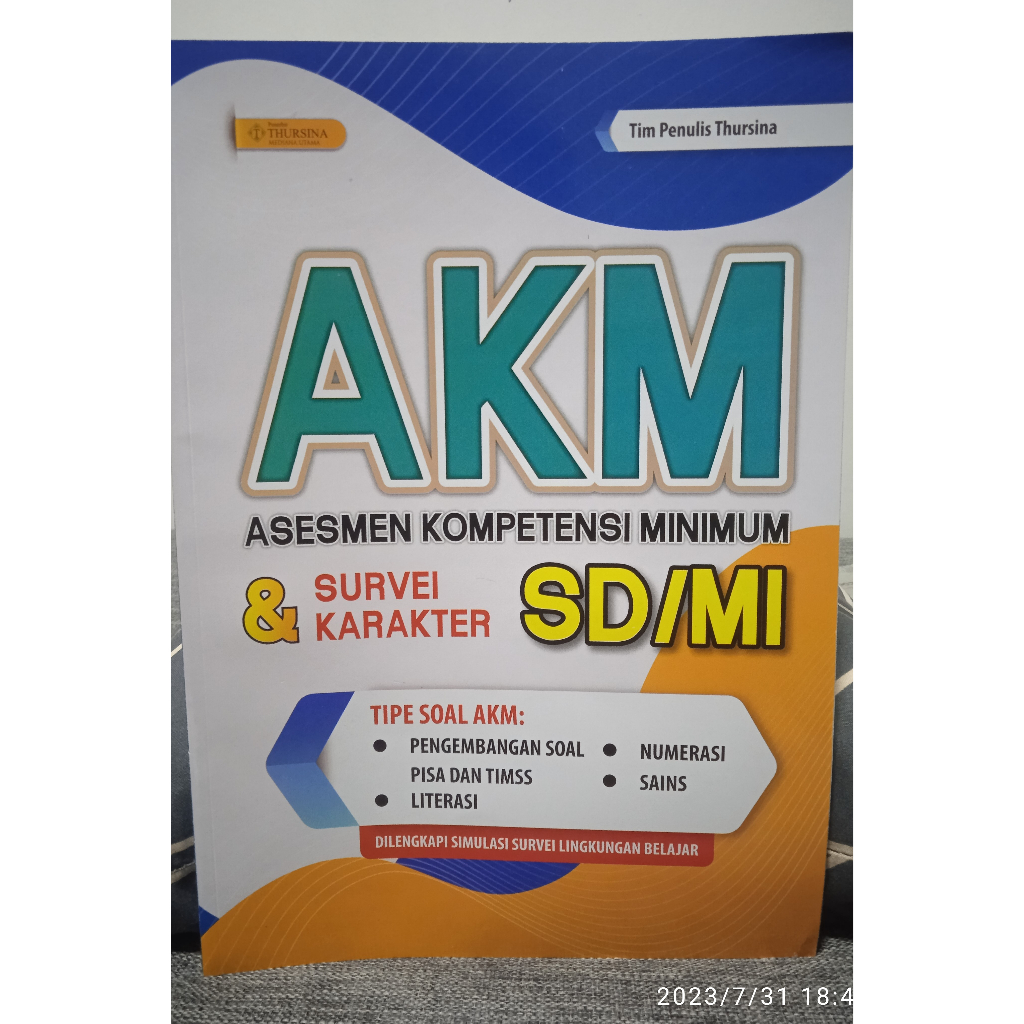 Jual Buku AKM Asesmen Kompetensi Minimum & Survei Karakter SD/MI ...