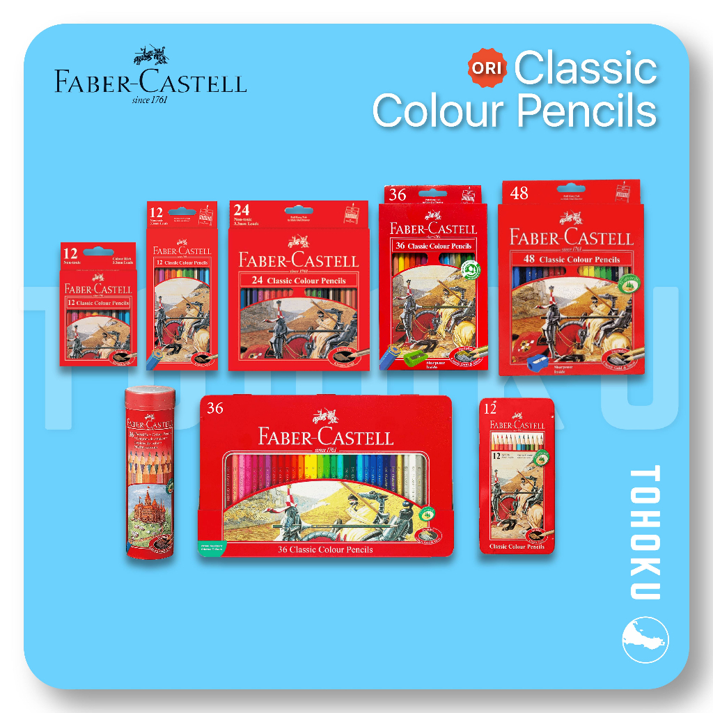 Jual [Lengkap] Faber-Castell Classic Color Pencils | 12-24-36-48 ...