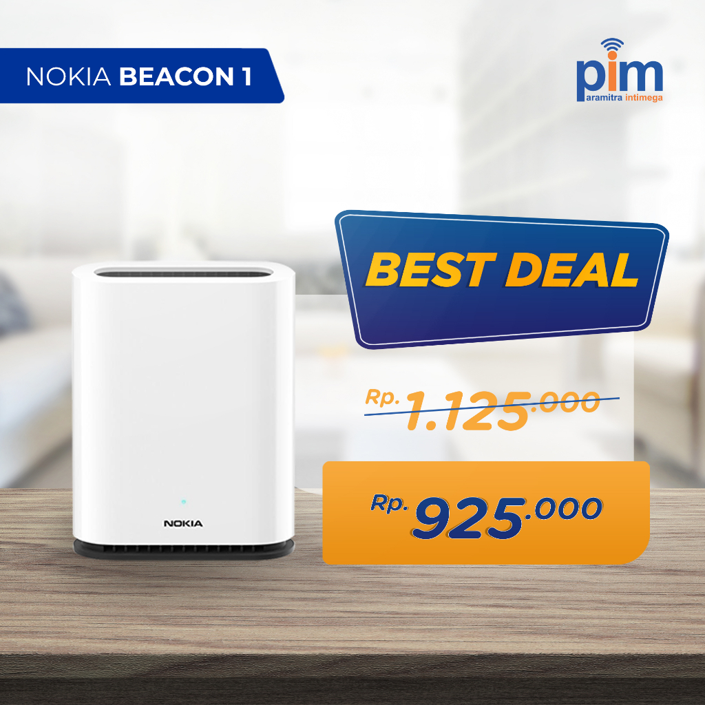 Jual Nokia Wifi Beacon 1 Mesh Router Resmi - Access Point - Extender ...