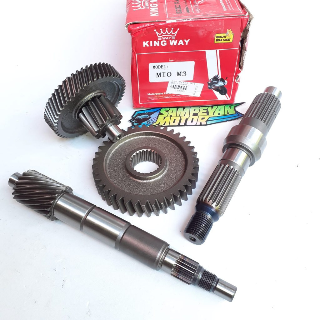 Jual GIGI GEAR GIR RASIO SET KOMPLIT 4 MACAM AS RODA PULLY GIR BESAR ...