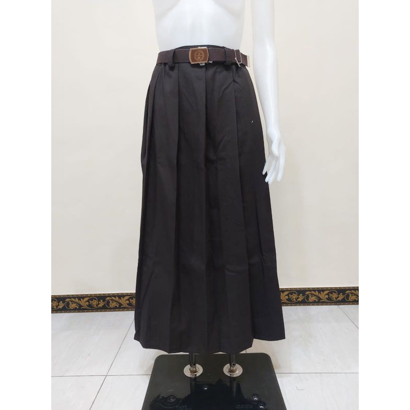 Jual ROK REMPEL PRAMUKA coklat Seragam Sekolah SD Cewek | Shopee Indonesia