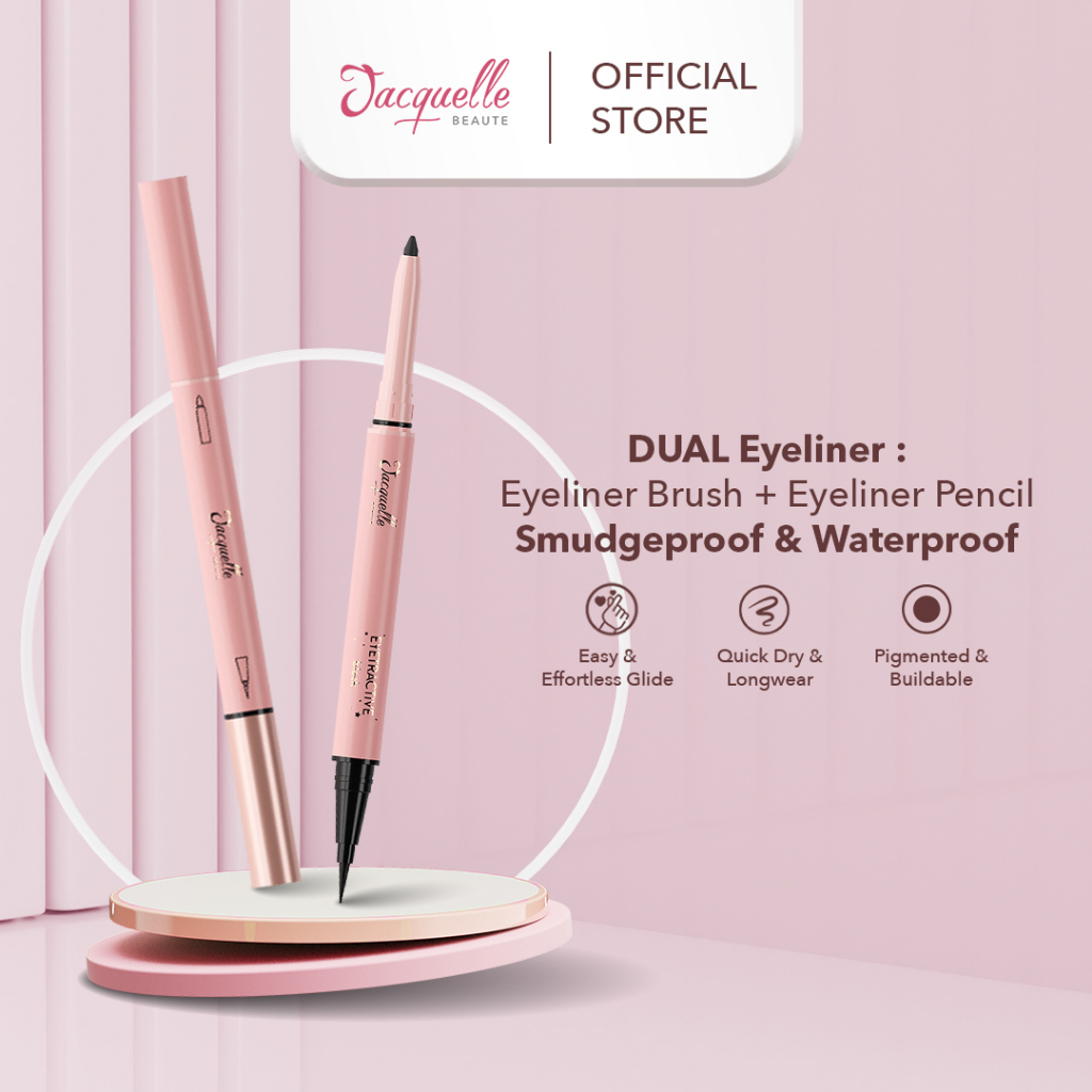 Jual Jacquelle Eyetractive Multitasking Eyeliner DoubleTip Eyeliner Pen Eyeliner Pencil
