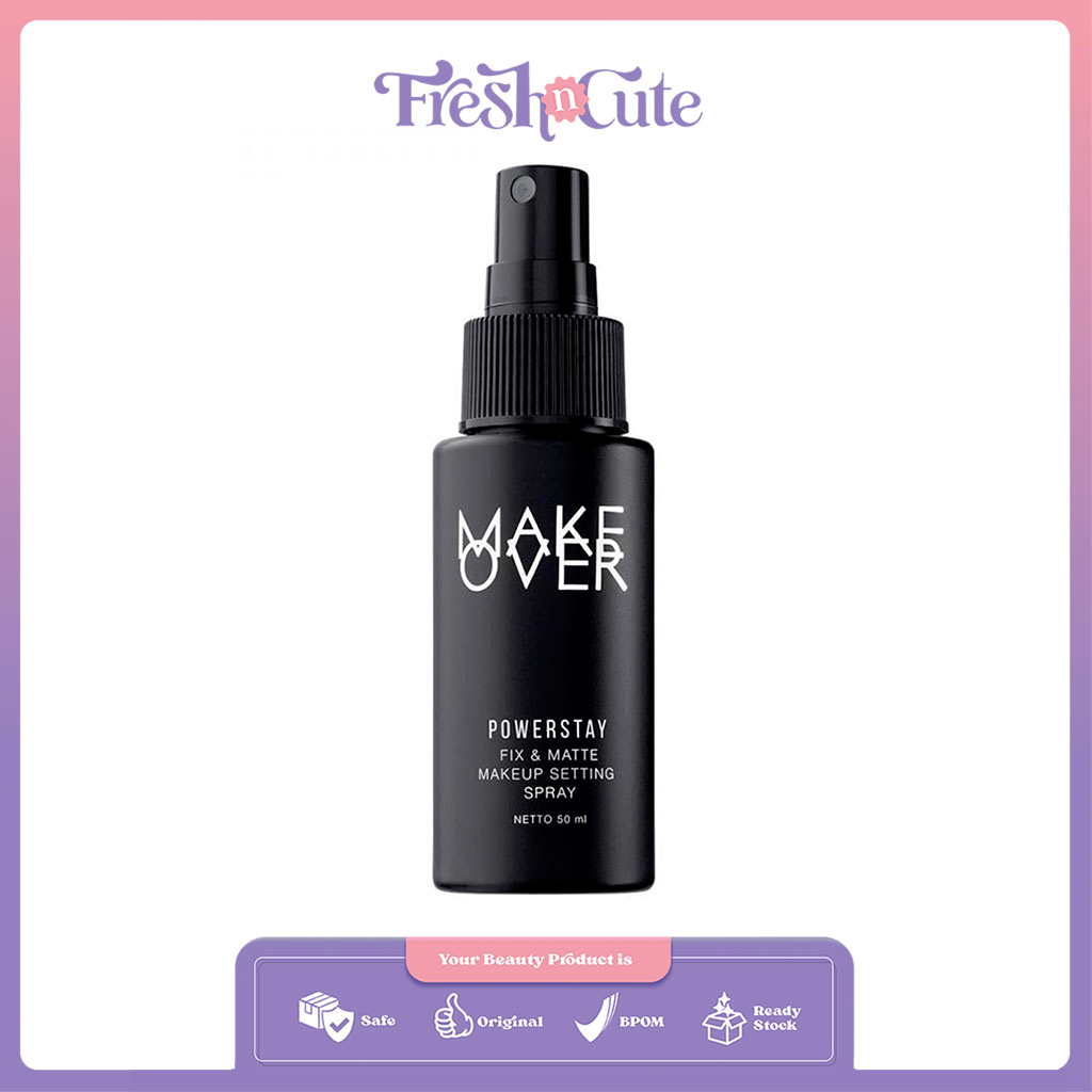 Jual MAKE OVER - Powerstay Fix & Matte Makeup Setting Spray 50 ml ...