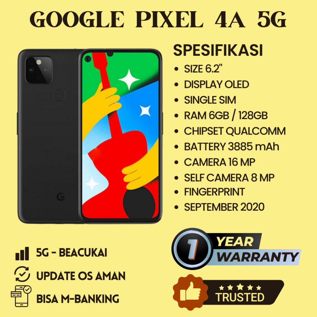 Jual Pixel 4A Terlengkap & Harga Terbaru Mei 2024 | Shopee Indonesia