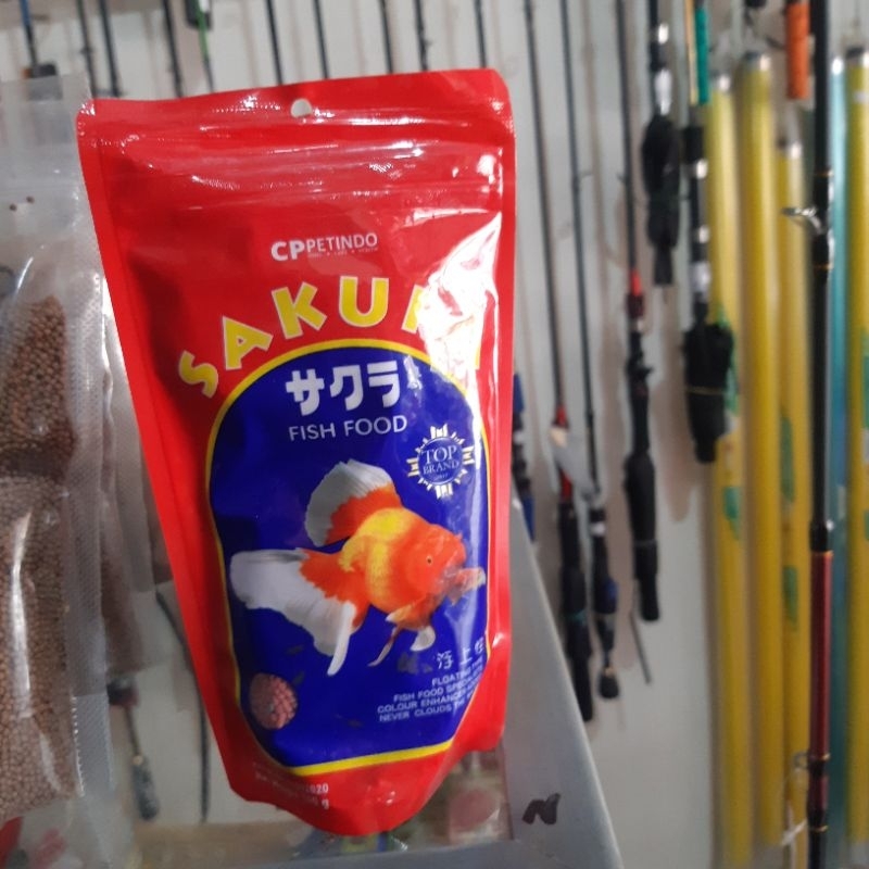 Jual Sakura fish food pakan ikan 100 G Shopee Indonesia
