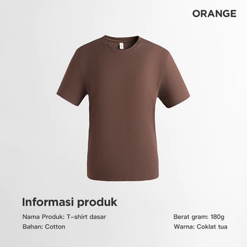 (Cuci Gudang Besar Besaran!)Kaos Polos Pria Kaos Cowok Kaos Oblong Tebal Kaos Lengan Pendek