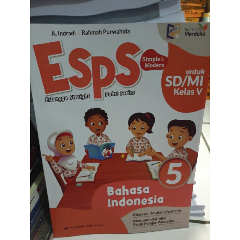 Jual ESPS Bahasa Indonesia Kelas 5 SD/MI Kurikulum Merdeka | Shopee ...