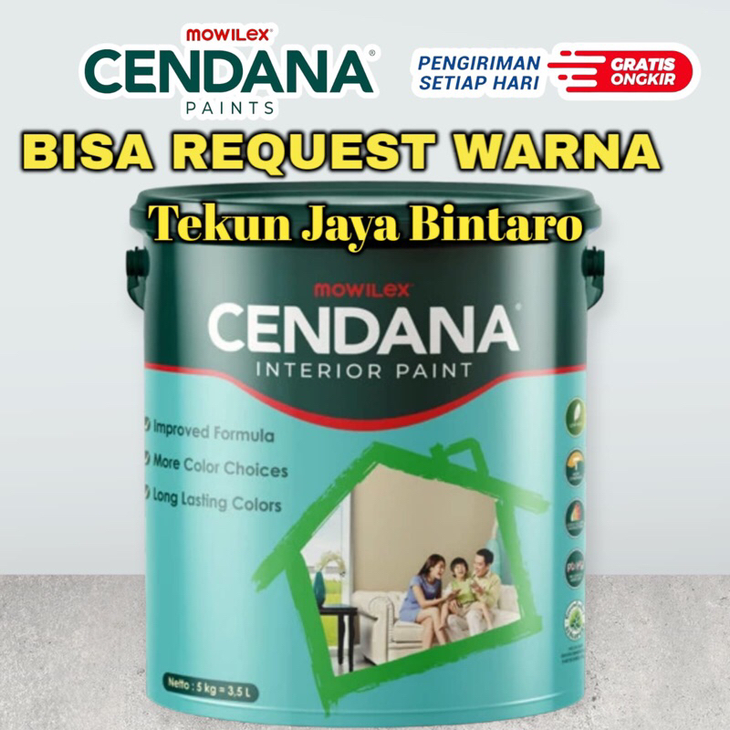 Jual Cat Mowilex Cendana Interior 5 Kg Gallon Tinting Bisa Request Warna Shopee Indonesia 5240