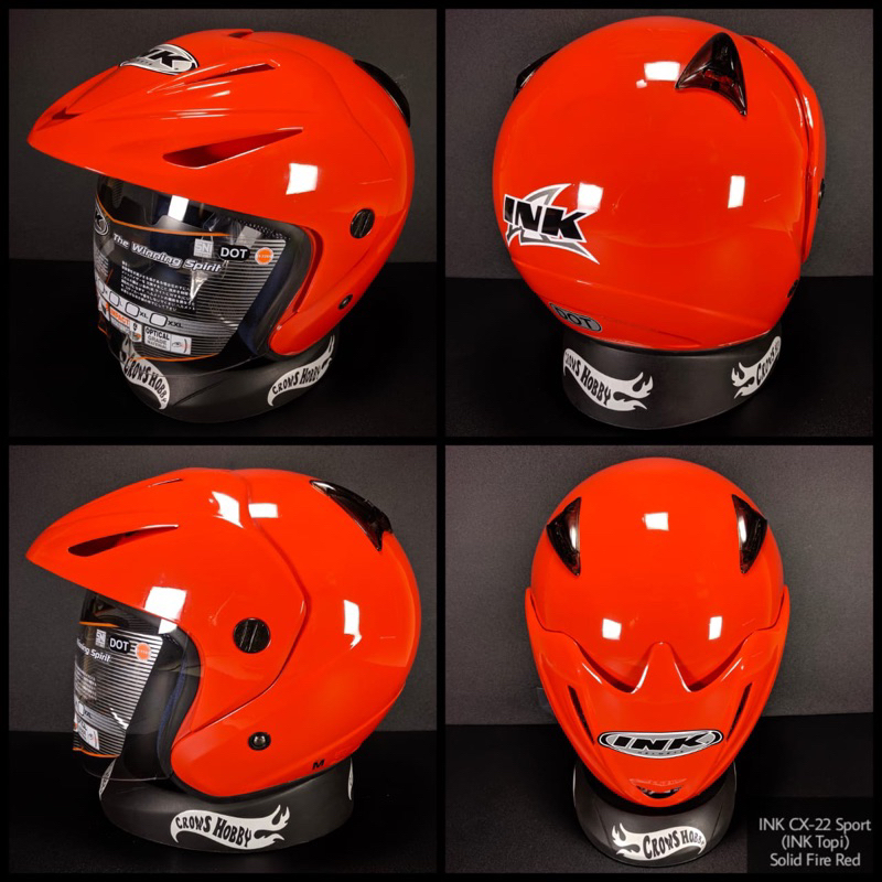 Jual HELM INK TOPI CX22 ORIGINAL CX 22 solid polos motif | Shopee Indonesia