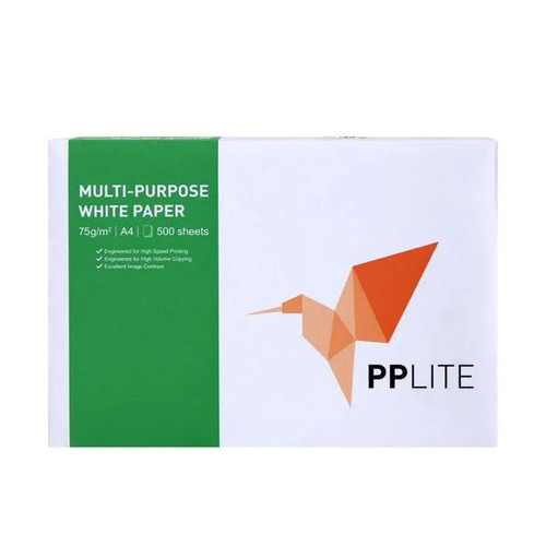 Jual Kertas Hvs Pplite Pp Lite Copy Paper A4 75 Gram 1 Rim Shopee