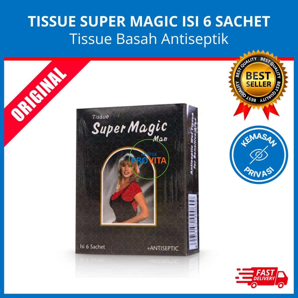 Jual Tissue Super Magic Man Isi Sachet Aroma Original Tissue