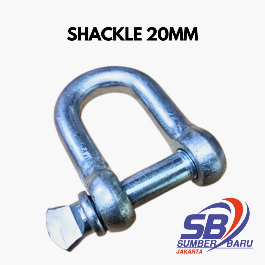 Jual SEGEL OMEGA D M20 / BOW SHACKLES 20 mm / SAMBUNGAN RANTAI BESI 3/4 ...
