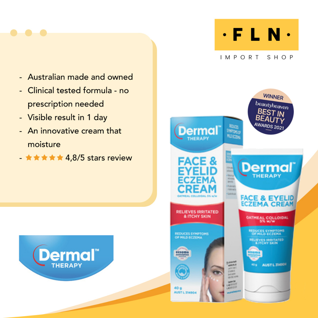 Jual Dermal Therapy Face & Eyelid Eczema Cream 40g Shopee Indonesia