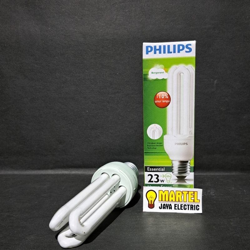 Jual Lampu Philips Essential 23w Plc Jari Philips 23 Watt Putih Shopee Indonesia 