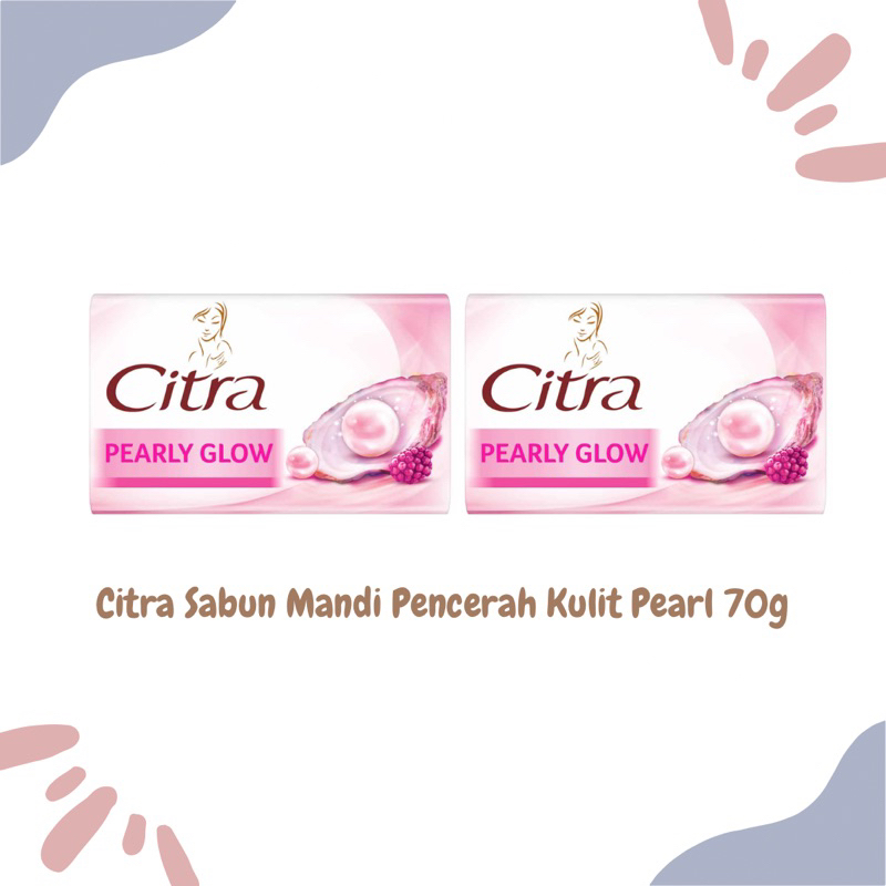 Jual Citra Sabun Mandi Batang Pencerah Kulit Pearl 70g Shopee Indonesia