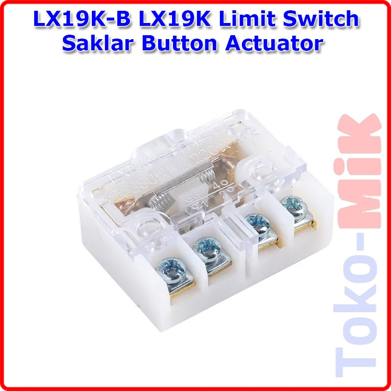 Jual LX19K-B LX19K Saklar Limit Switch Button Actuator Saklar Injak NO ...