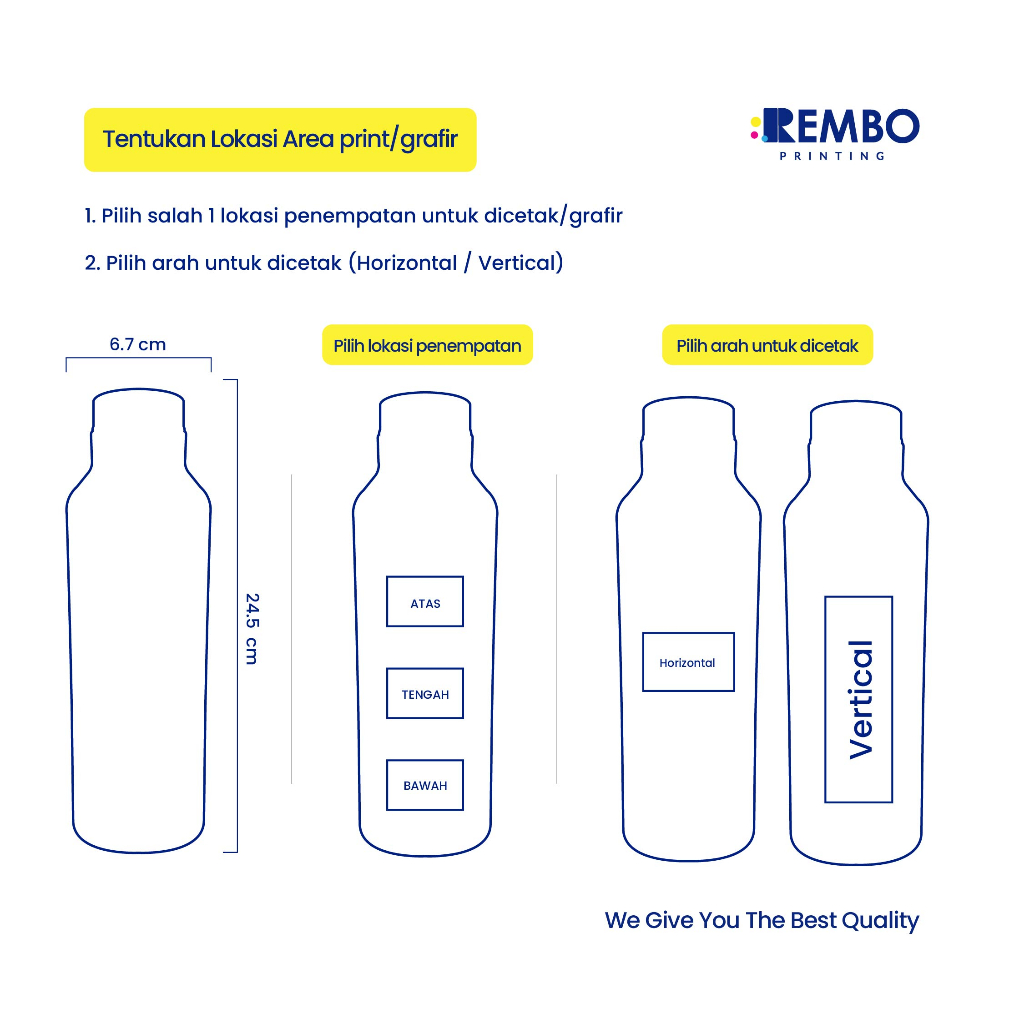 Jual Tumbler Premium 4 Datar Custom / Tumbler / Tahan Panas Dingin ...