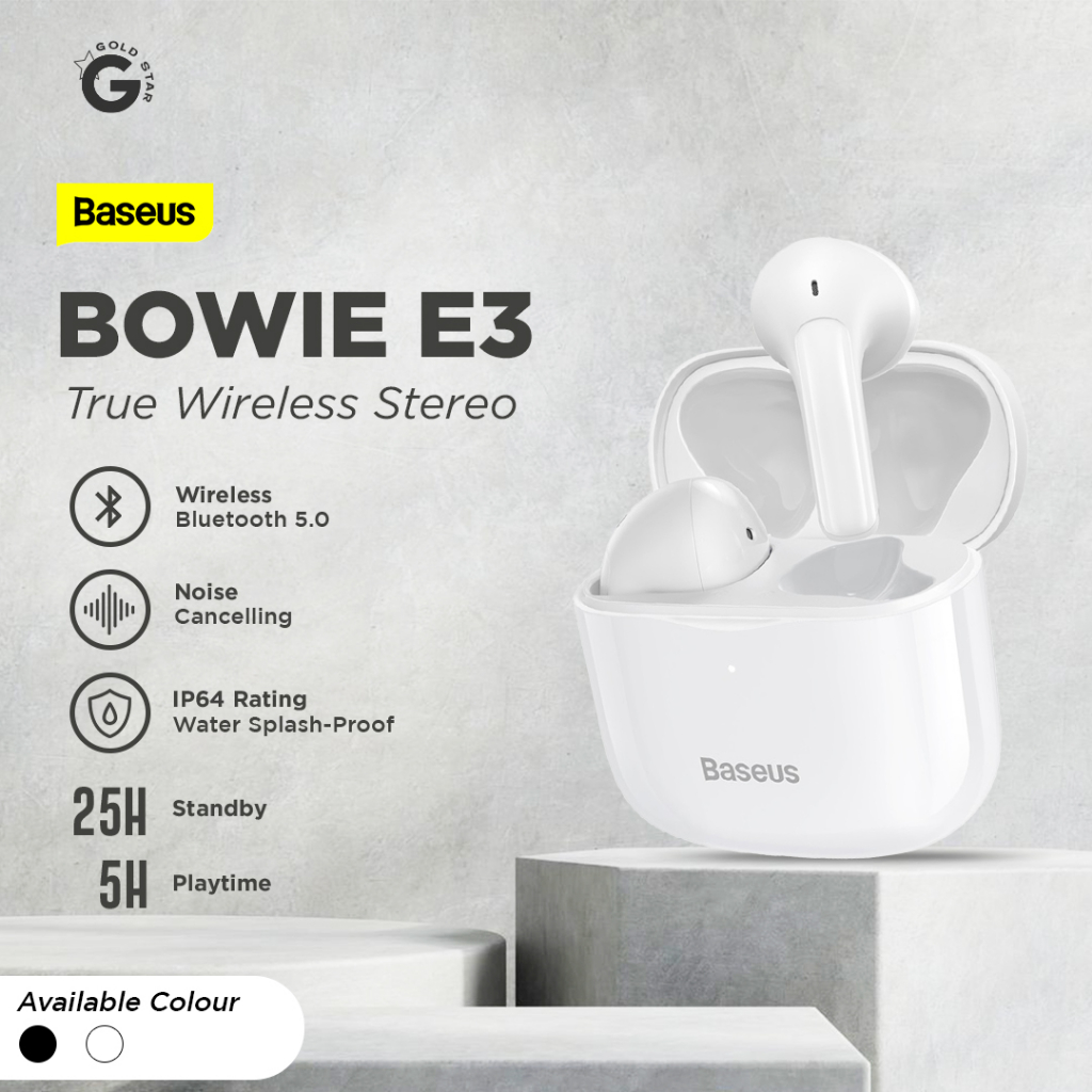 Jual Baseus Bowie E3 True Wireless Bluetooth Earphone Earbuds | Shopee ...