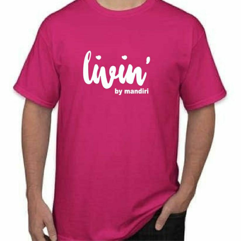 Jual Kaos Baju Livin By Mandiri Tangan Pendek Shopee Indonesia