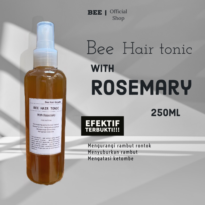 Jual HAIR TONIC Bee Rosemary Water PENYUBUR RAMBUT MEMPERBAIKI