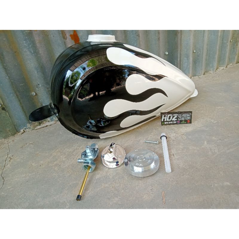 Jual angki Custom Chopper Cat Tangki Motor Chopper Tangki Peanut Cat ...