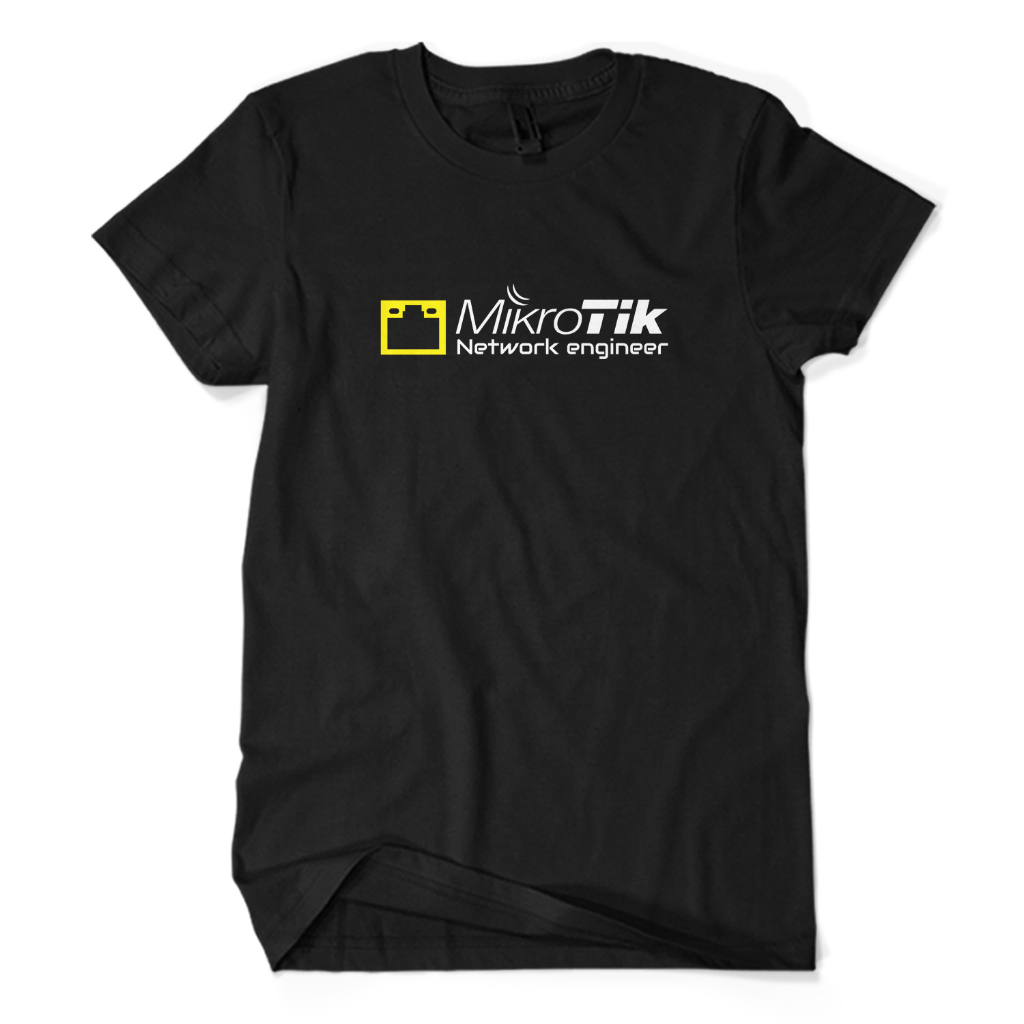 Jual Kaos Distro Premium MIKROTIK NETWORK ENGINEER - Baju Logo Jurusan ...