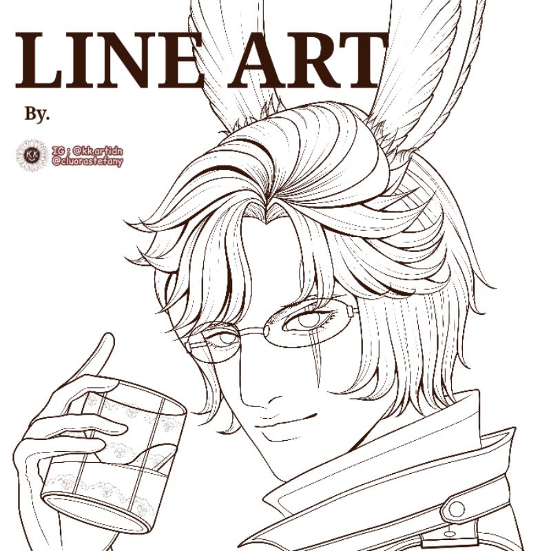 Jual Jasa gambar LINE ART digital art | Shopee Indonesia