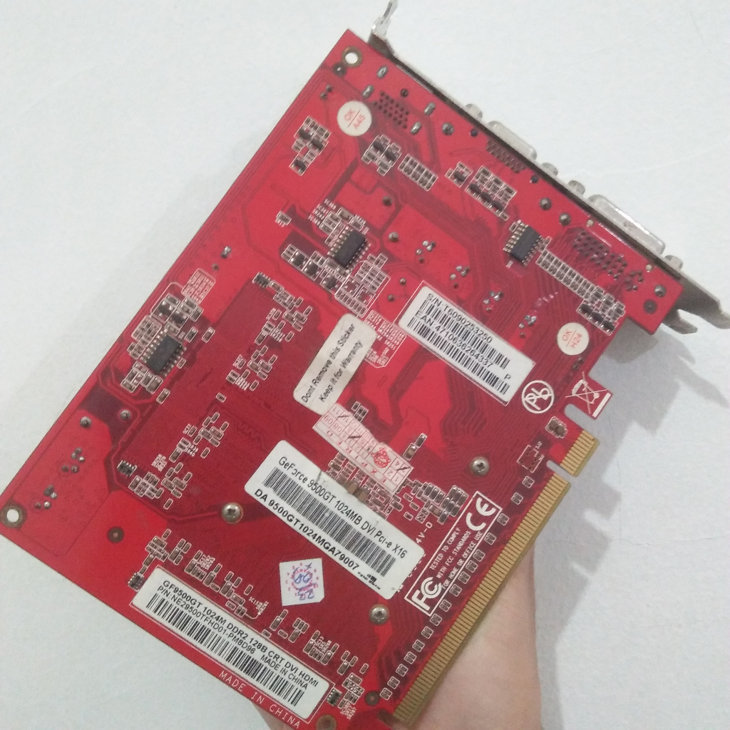 Jual VGA card internal/VGA nVidia Geforce 9500GT 1 GB DDR2 128bit ...