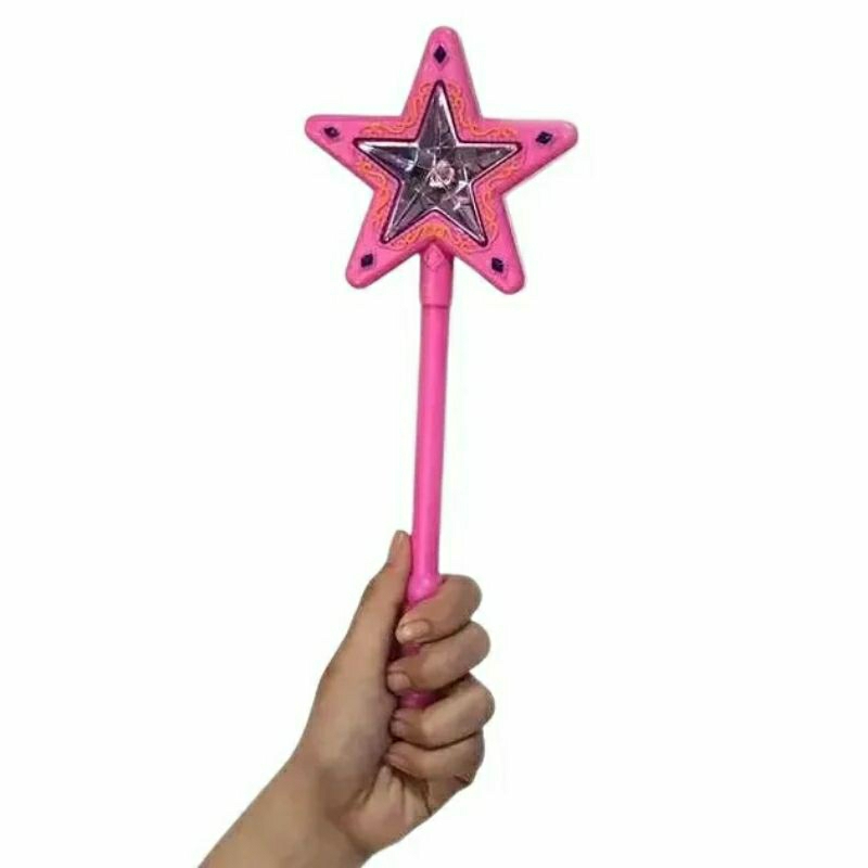 Jual Mainan Tongkat Peri Magic Wand Star Fungsi Lampu dan Suara ...