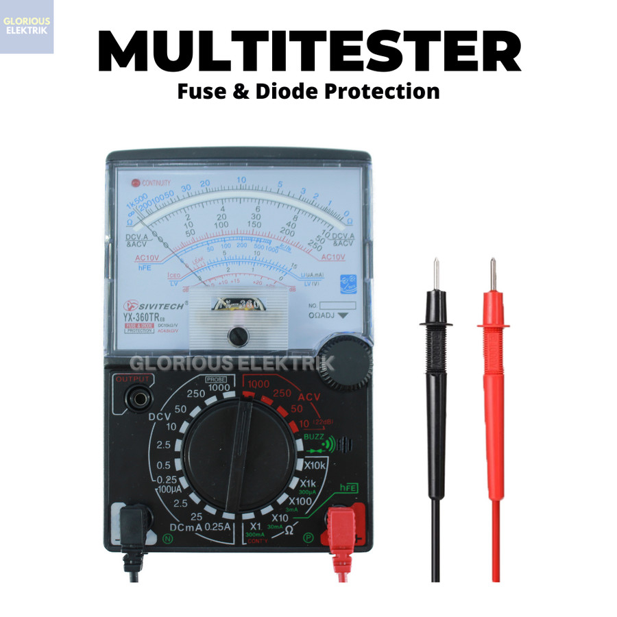 Jual Multimeter Multitester Avometer Analog Yx Tr Shopee Indonesia