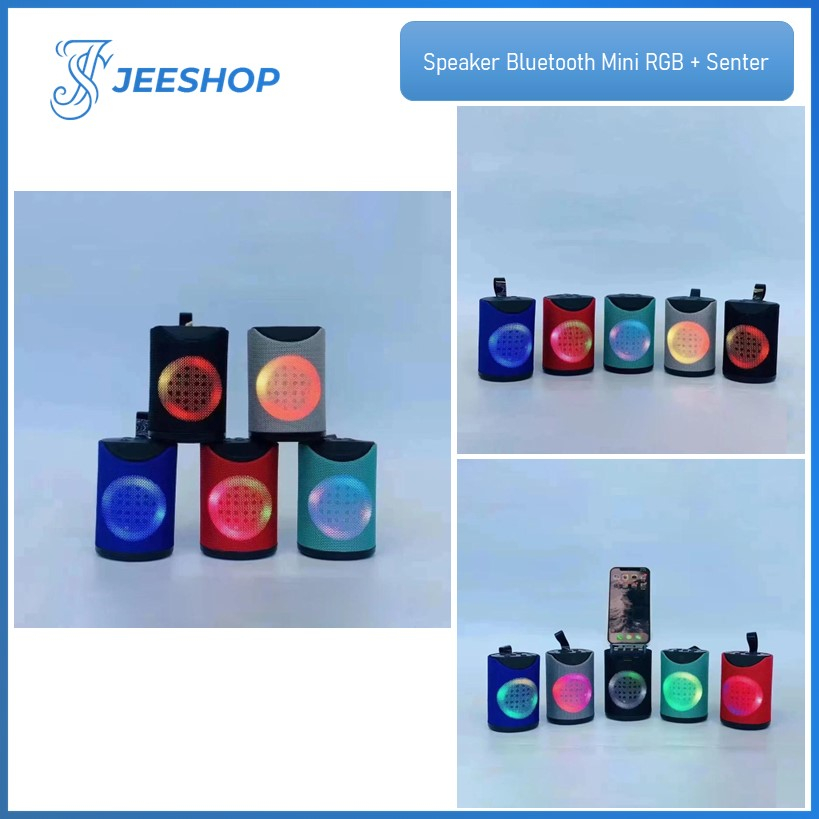 Jual Speaker Bluetooth RGB Mini + Senter Wireless Speaker Portable RGB ...