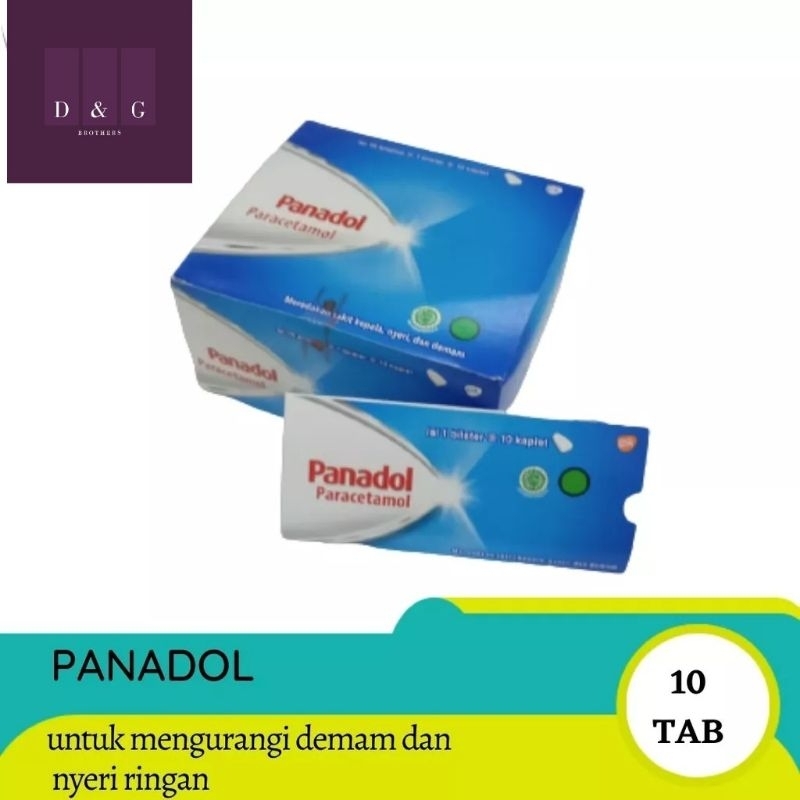 Jual PANADOL BIRU PARACETAMOL 500MG 1 STRIP 10 KAPLET | Shopee Indonesia